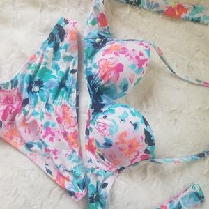 Floral 2 piece bikini